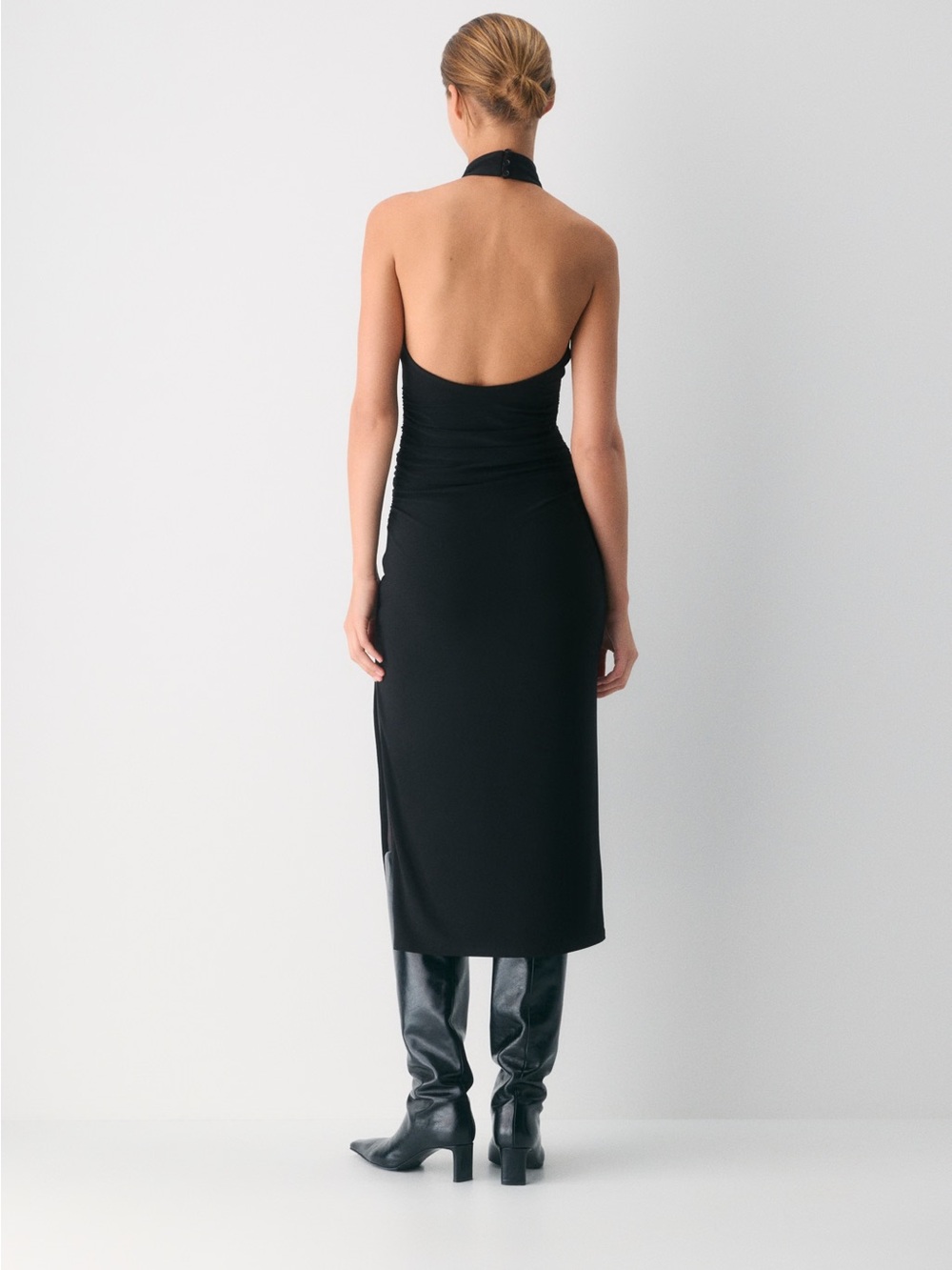Aritzia Black Remedy Midi Dress